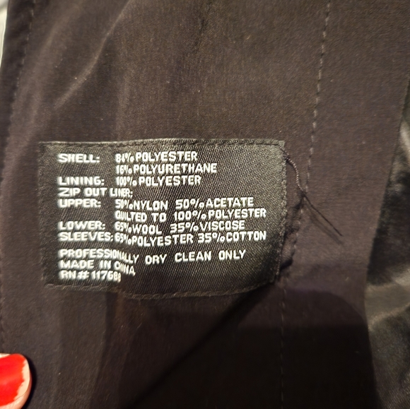 Mens Calvin Klein water resistant overcoat. 40R. NWT - Picture 6 of 9